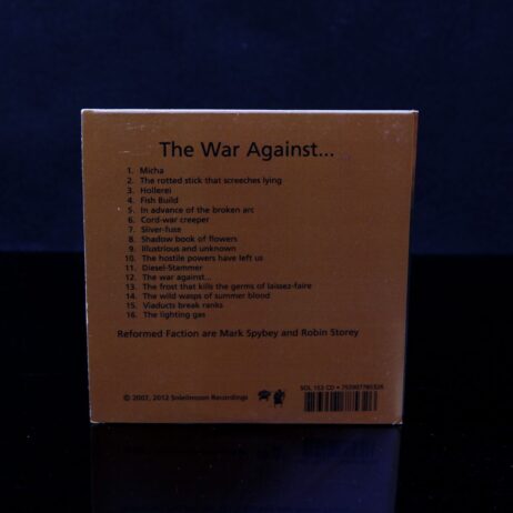 REFORMED FACTION - The War Against...  - CD