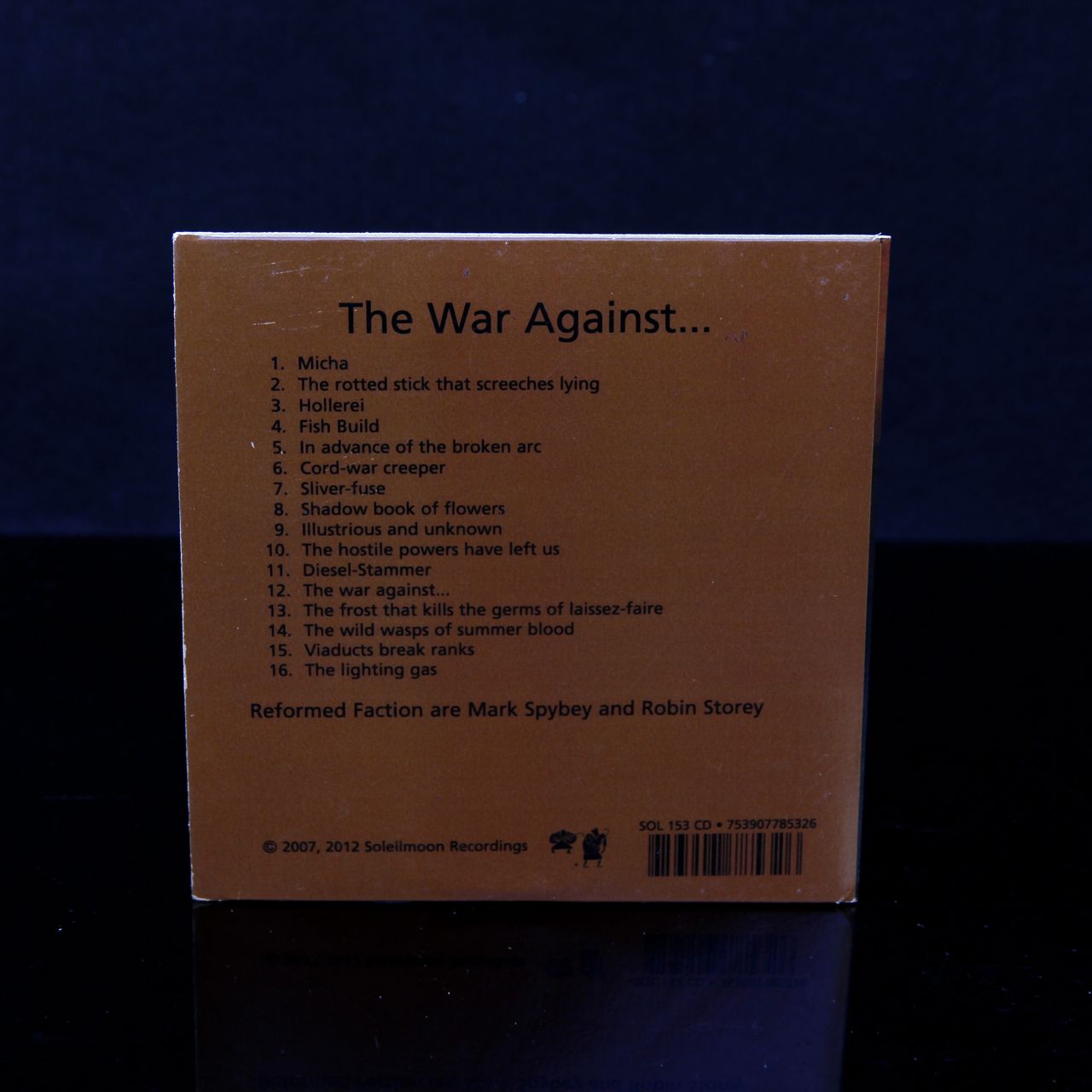 REFORMED FACTION - The War Against...  - CD